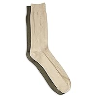 Harbor Bay by DXL Big and Tall Continuous Comfort 2-pk Casual Socks