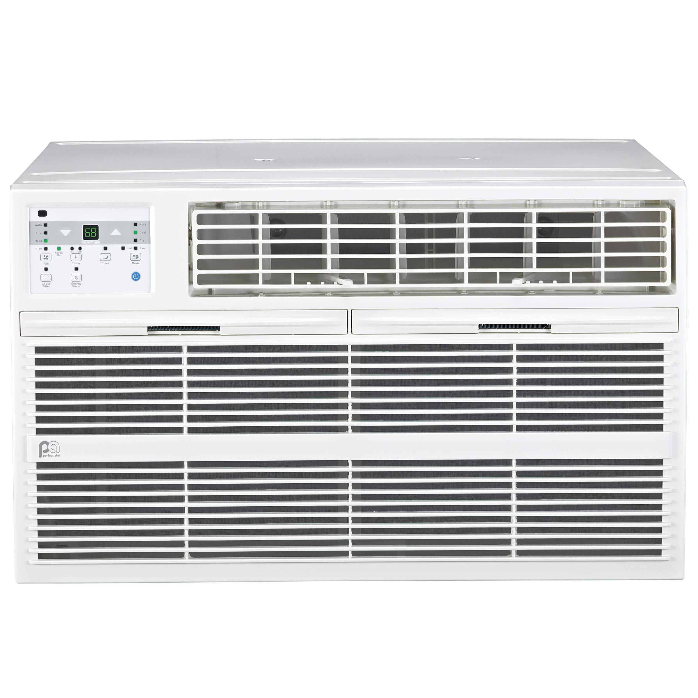 PerfectAire 3PATWH14002 Heat/Cool Air Conditioner With Remote Control, 14,000 BTU 230V, White