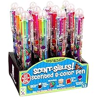 Raymond Geddes Scent-Sibles 6-Color Multicolor Pen Set With Scented Ink (Pack of 12)