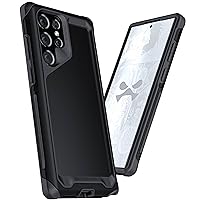 Ghostek ATOMIC Slim Samsung Galaxy S22 Ultra 5G Case - Shockproof, S-Pen Access, Wireless Charging Compatible, Black