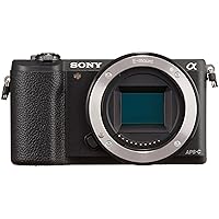 Sony a5100 Mirrorless Digital Camera with 3-Inch Flip Up LCD - Body Only (Black) - International Version (No Warranty)