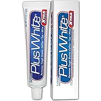 Plus White Xtra Whitening Toothpaste - Removes Tough Stains from Coffee, Smoking, Wine & More - Anti-Cavity, Plaque & Tartar Control (Mint Paste, 3.5 oz)