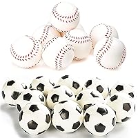 Soccer Sports Stress Balls Bulk Pack of 12 Relaxable 2