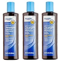 3 Pack Therapeutic Coal Tar Gel Shampoo Anti Dandruff - 2.5% Coal Tar, Psoriasis, Seborrheic Dermatitis, 8.5 oz Each Bottle
