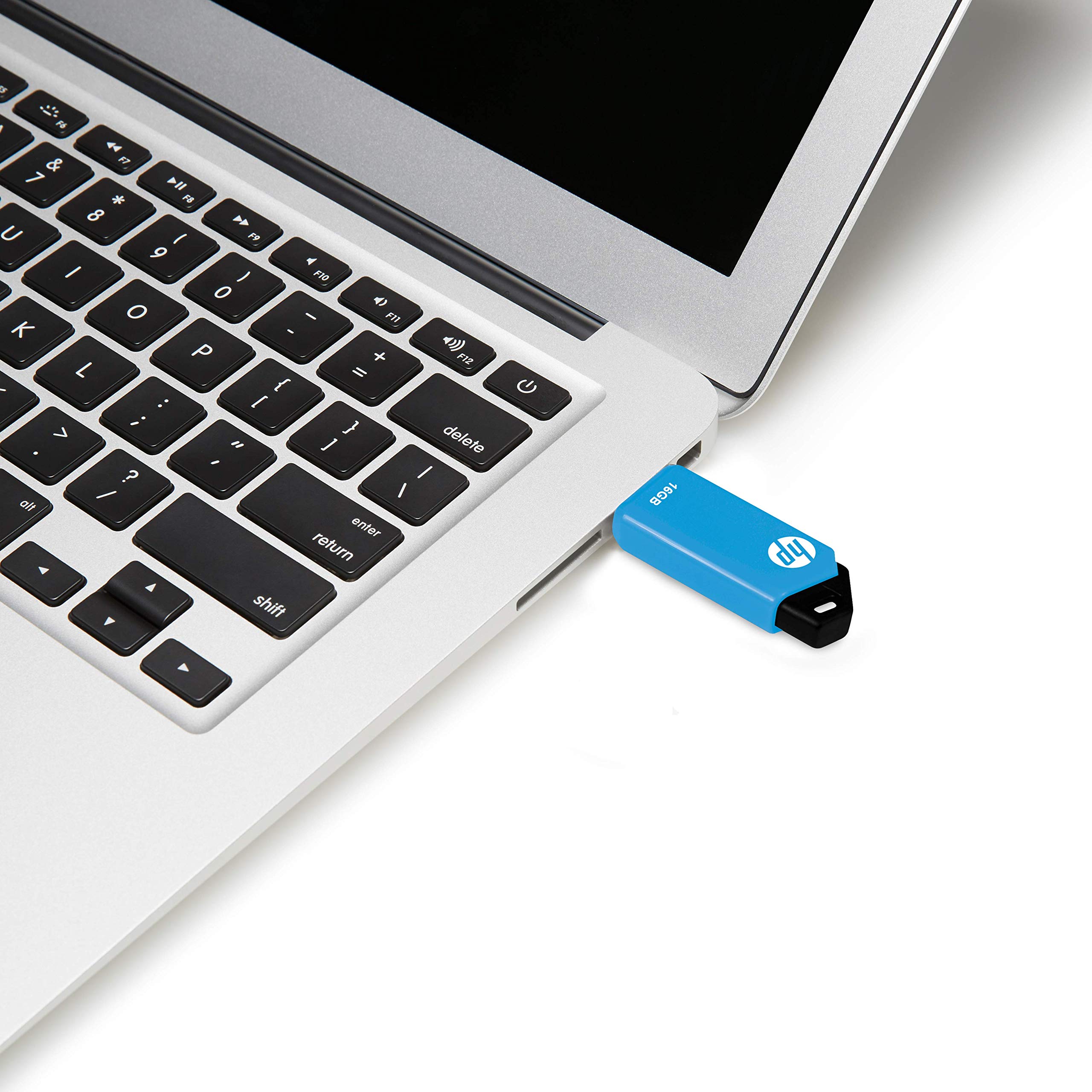 HP 16GB v150w USB 2.0 Flash Drive, Blue