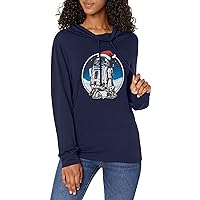 STAR WARS Holiday D2 Women's Cowl Neck Long Sleeve Knit Top