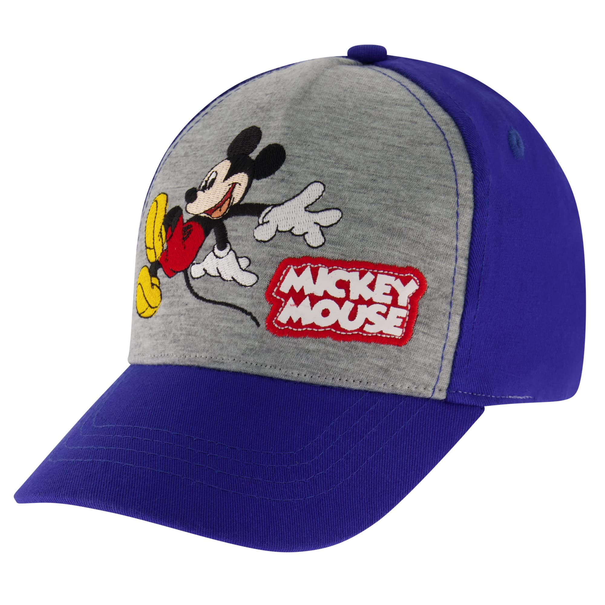 Disney Boys Baseball Cap, Mickey Mouse Adjustable Toddler Hat, Ages 2-4 Or Boy Hats for Kids Ages 4-7