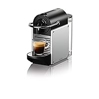 Nespresso Pixie Espresso Machine by De'Longhi, 1100ml, Aluminum,Silver Nespresso Pixie Espresso Machine by De'Longhi, 1100ml, Aluminum,Silver