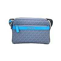 Michael Kors Cooper Small Denim Multi Signature PVC Utility Crossbody Women's Bag