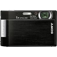 Sony Cybershot DSC-T100 8.1MP Digital Camera with 5x Optical Zoom and Super Steady Shot (Black)