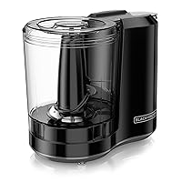 3-Cup Electric Food Chopper, HC300B, One Touch Pulse, 175W Motor, Stay-Sharp Blade, Dishwasher Safe