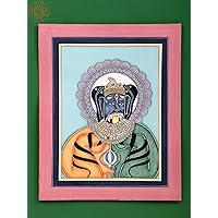 Exotic India Tantric form of Param Shiva - WATER COLOR PAINTING ON PAPER