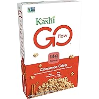 GO Cinnamon Crisp Breakfast Cereal - Non-GMO Project Verified Project Verified, Vegan, 14 Oz Box (Pack of 4 Boxes)