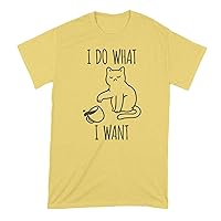 I Do What I Want Cat Shirt Cat I Do What I Want Shirt Cat Flipping Off Shirt