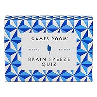 Ridley’s Brain Freeze Trivia Card Game – Trivia Games for Adults and Kids – 2+ Players – Includes 140 Unique Question Cards – Fun Quiz Cards That Make a Great Gift
