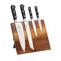 Mercer Culinary Renaissance 5-Piece Magnetic Board Set, Acacia