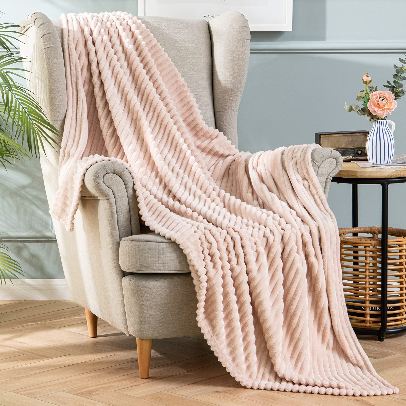 Buy MIULEE Fleece Throw Blanket for Couch 300GSM Super Soft
