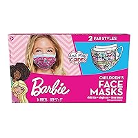 Children’s Single Use Face Mask, Barbie, 14 count, small, Ages 2 - 7, Kids Toys for Ages 2 Up by Just Play
