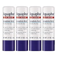 Lip Repair Stick - Soothes Dry Chapped Lips - 0.17 Ounce (Pack of 4)