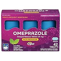 Rite Aid Omeprazole Tablets- 20 mg, 3 Bottles, 14 Count Each (42 Count Total) (Cool Mint)