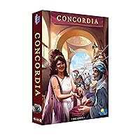 Rio Grande Games: Concordia, Historical Strategy Board Game, Average Play Time 90 Minutes, 2 to 5 Players, for Ages 14 and up