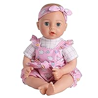 Adora Wrapped in Love Babies, 6-Piece Set Baby Doll with Voice Recorder Feature, Includes, Removable Outfit, Headband, Romper, Pacifier and Diaper, Birthday Gift For Ages 3+ - Precious