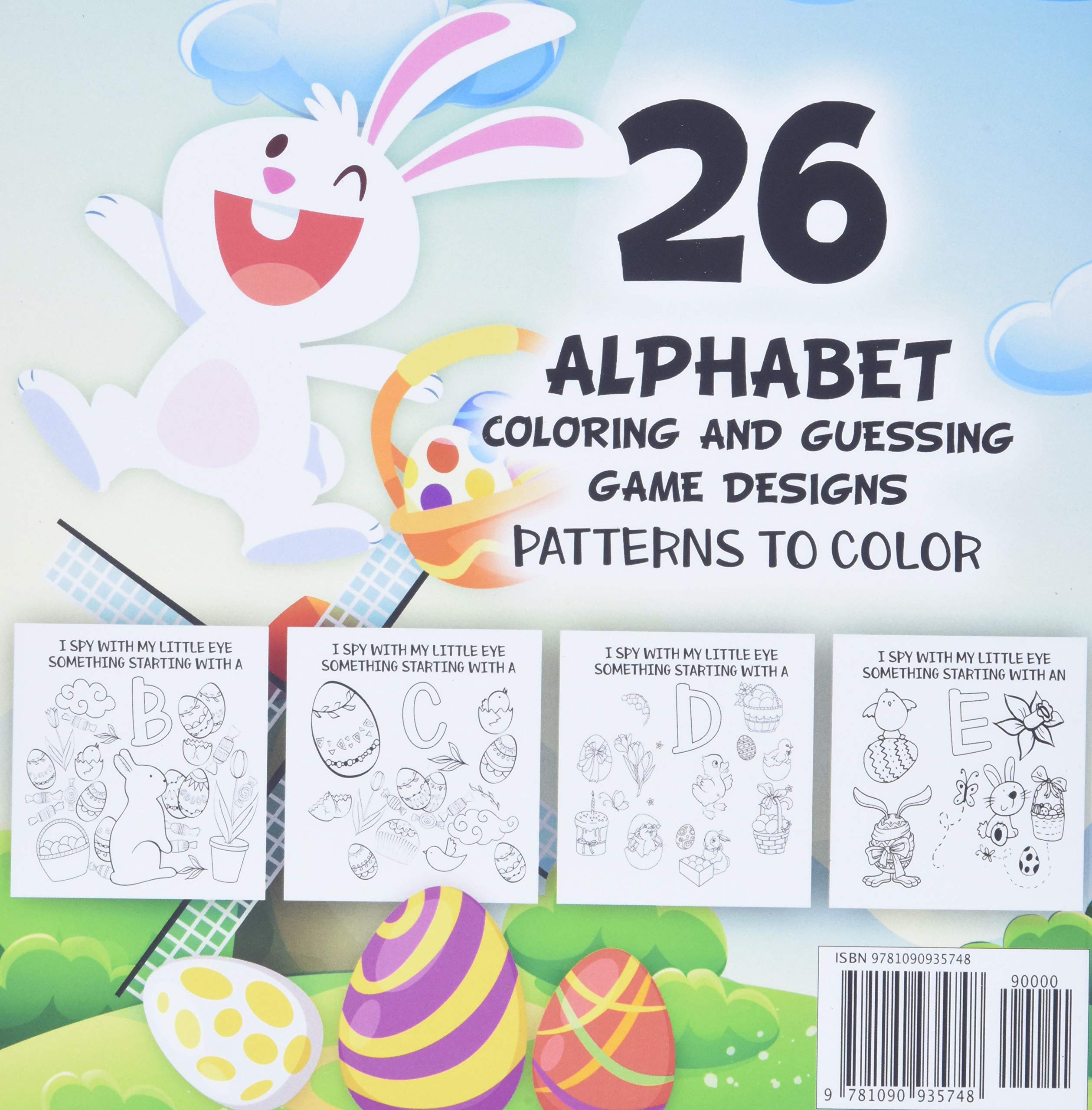 I Spy Easter Book for Kids Ages 2-5: A Fun Activity Happy Easter Things and Other Cute Stuff Coloring and Guessing Game for Kids, Toddler and Preschool