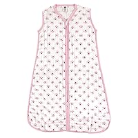 Hudson Baby Unisex BabyMuslin Cotton Sleeveless Wearable Sleeping Bag, Sack, Blanket