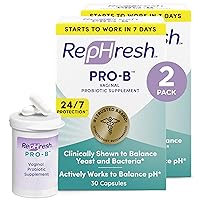Rephresh Pro-B Probiotic Supplement for Women, 30 Oral Capsules (Pack of 2)