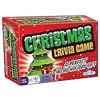 Cobble Hill Puzzle Company Ltd. Outset Media Christmas Trivia Game - Party Game - Holiday Travel Game - Family Game - Fun and Easy to Play - 70 Trivia Cards - for 2 or More Players - Ages 12+