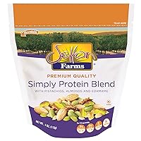 Setton Farms Simply Protein Nut Blend with Pistachios, Almonds and Edamame, 4 oz Resealable Bag