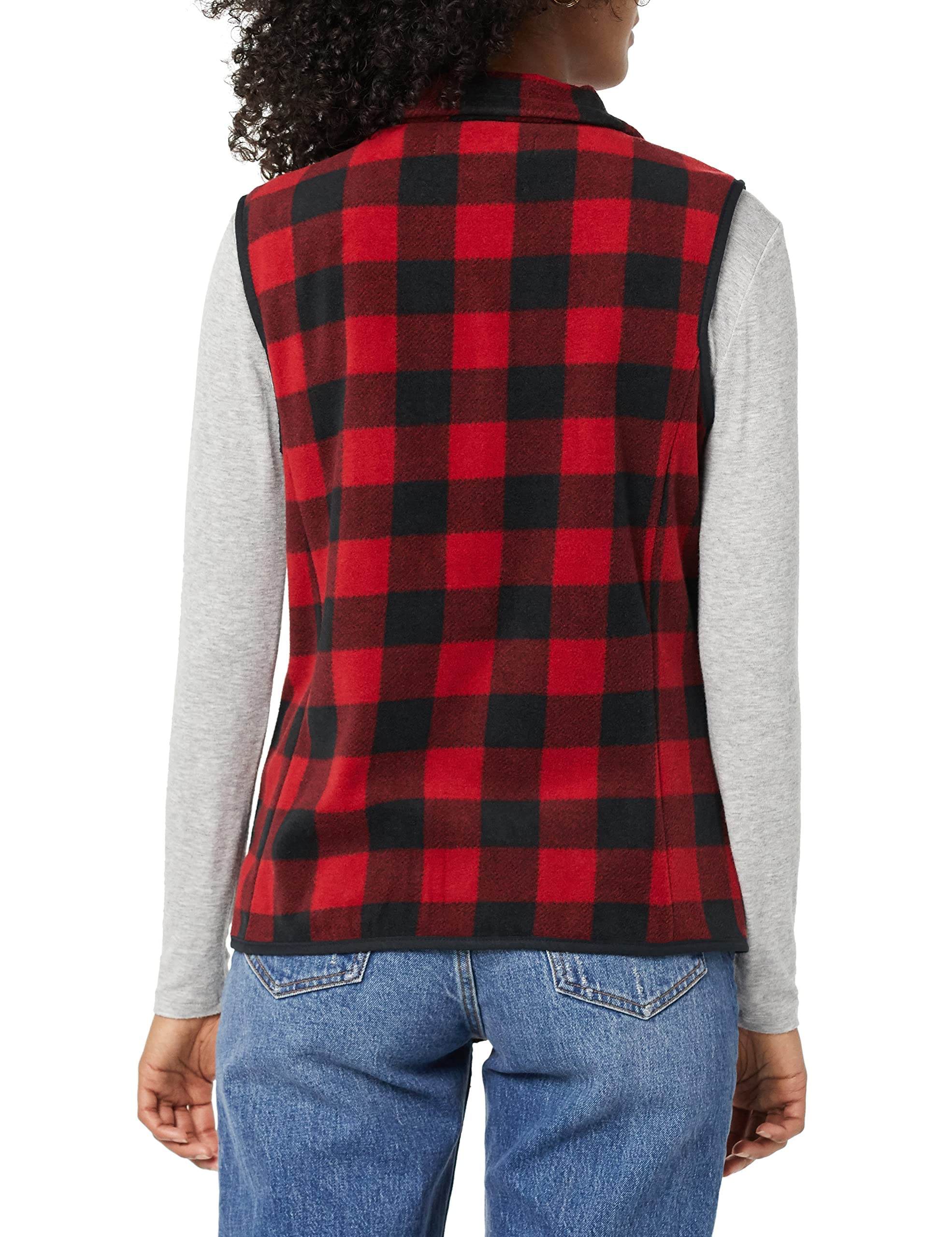 Amazon Essentials Women's Classic-Fit Sleeveless Polar Soft Fleece Vest (Available in Plus Size)