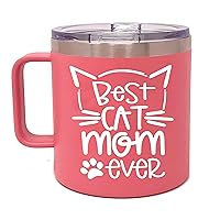 Cat Mom Mug - Cat Gifts for Cat Lovers Women - Funny Cat Themed Mugs, Cups - Things for Crazy Cat Lady Owners, People that Love Cats Stuff, Presents for Christmas, Birthdays, Mother's Day