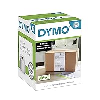 DYMO Authentic LW Extra-Large Shipping Labels, DYMO Labels for LabelWriter 5XL and 4XL Label Printers Only, White, 4