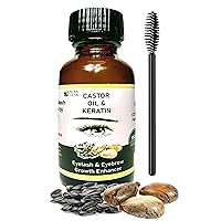 Eyelash Growth Organic Keratin & Castor Oil Pure Eyebrow Thickener Factor