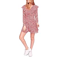 Free People Womens Frenchie Casual V-Neck Wrap Dress