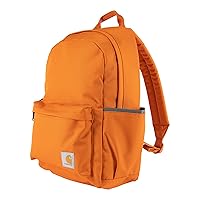 Carhartt 21L, Durable Water-Resistant Pack with Laptop Sleeve, Classic Backpack (Marmalade), One Size