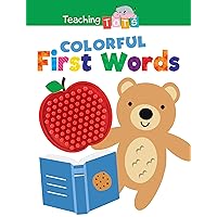 Colorful First Words - Silicone Touch and Feel Board Book - Sensory Board Book