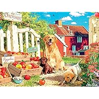 Buffalo Games - Best Friends in The Orchard - 750 Piece Jigsaw Puzzle for Adults Challenging Puzzle Perfect for Game Nights - Finished Size 24.00 x 18.00