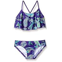Girls' Alania Flounce Bikini Beach Sport 2 Piece Swimsuit