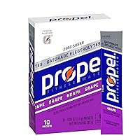 Propel Powder Packets Grape with Electrolytes, Vitamins and No Sugar (10 Count)