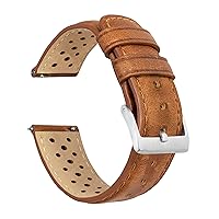 Barton Racing & Rally Horween Leather Straps with Integrated Quick Release Spring Bars - Standard Length fits Wrists 5