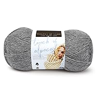 Lion Brand Yarn (1 Skein) Touch of Alpaca Yarn, Oxford Grey