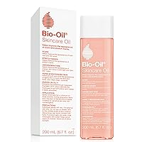 Bio-Oil Skincare Oil, Body Oil for Scars and Stretchmarks, Dermatologist Recommended, Non-Comedogenic, For All Skin Types, with Vitamin A, E, 6.7 Fl Oz (Pack of 1), Red