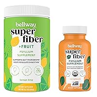 Bellway Super Fiber Powder + Fruit, Lemon Lime Super Fiber Capsules