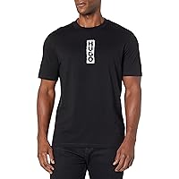 HUGO Men's Bold Block Logo Cotton T-Shirt