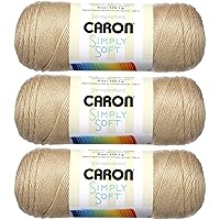 Caron Simply Soft Yarn Solids (3-Pack) Bone H97003-97033