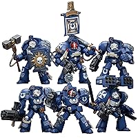 1/18 Action Figure Warhammer 40,000 Ultramarines Terminators Set of 6 Figures 4.96 inch Collectible Action Figures Kits