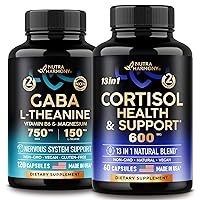 NUTRAHARMONY GABA with L-Theanine & Cortisol Support Complex Capsules
