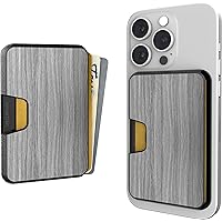 Smartish Wallet for MagSafe iPhones - Side Hustle - Slim Detachable Magnetic Card Holder for Apple iPhone 12/13/14 - Graspin' Aspen